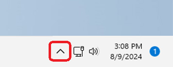 Click the arrow