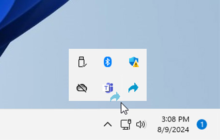 Drag the icon